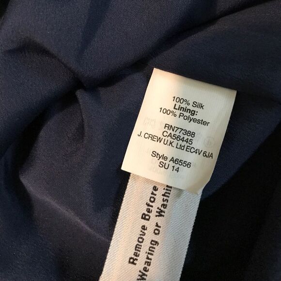 J. Crew Silk Dress Size 0 - Picture 8 of 8